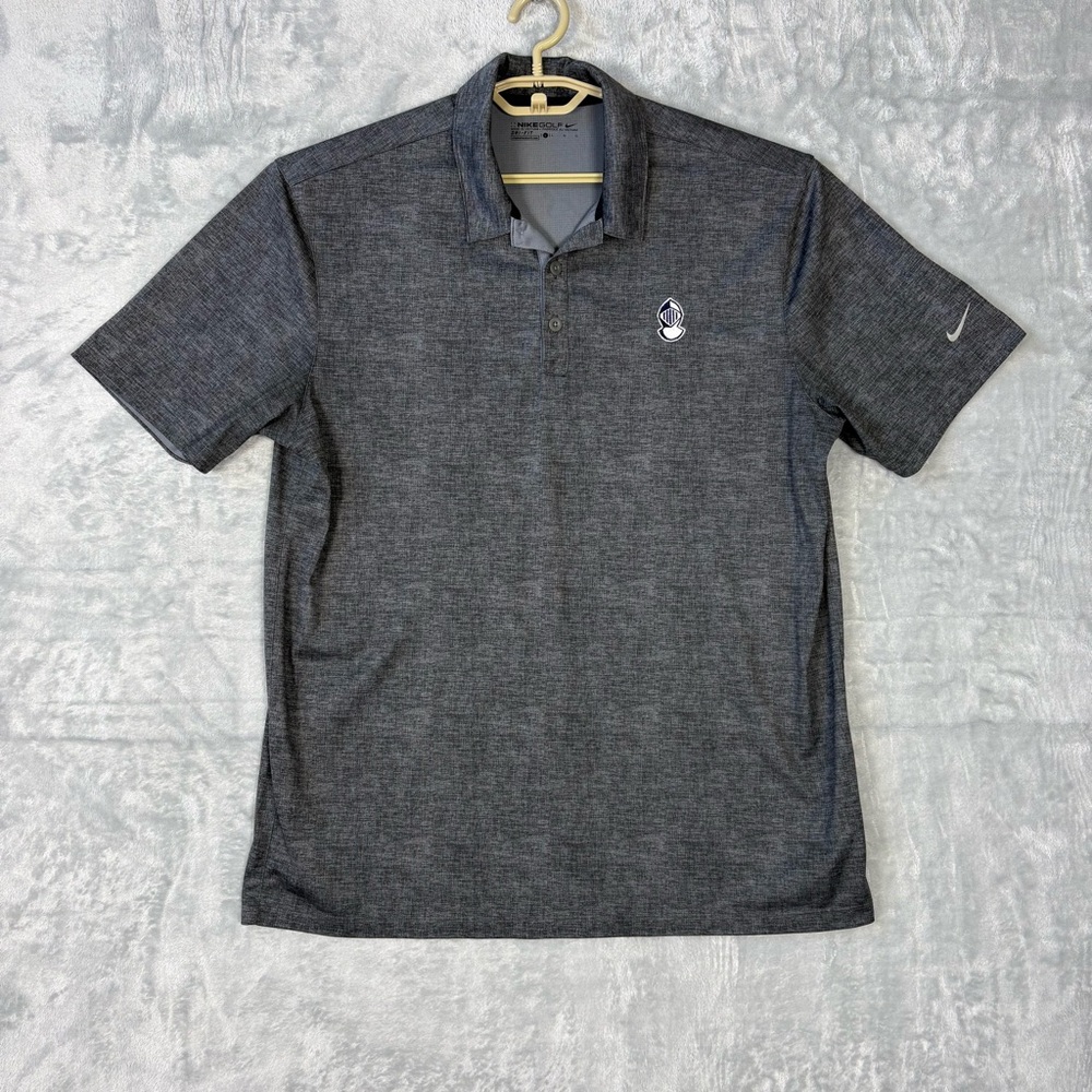 Nike Golf Dri-FIT Polo Shirt Men’s L Gray Short Sleeve